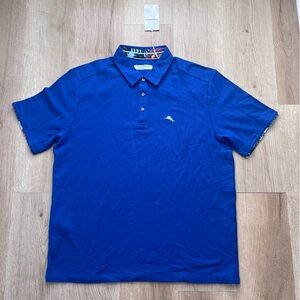 Tommy Bahama Cobalt Haze Flores Gardens Five O'Clock Polo Shirt